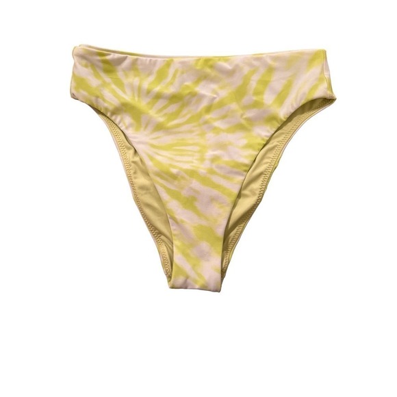 Seafolly Women's Beach Break High Waist Summer Bikini Bottom Size 4 Limeade NWT - Picture 2 of 7